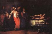 Giovanni da san giovanni The Wedding Night oil painting on canvas